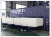 Containerized direct system block ice machine FIB-180DC
