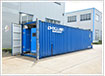 Containerized flake ice machine