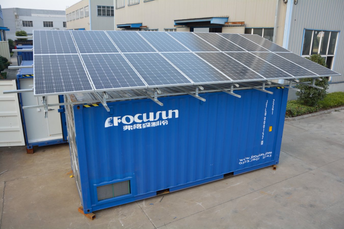 solar power containerized cold room