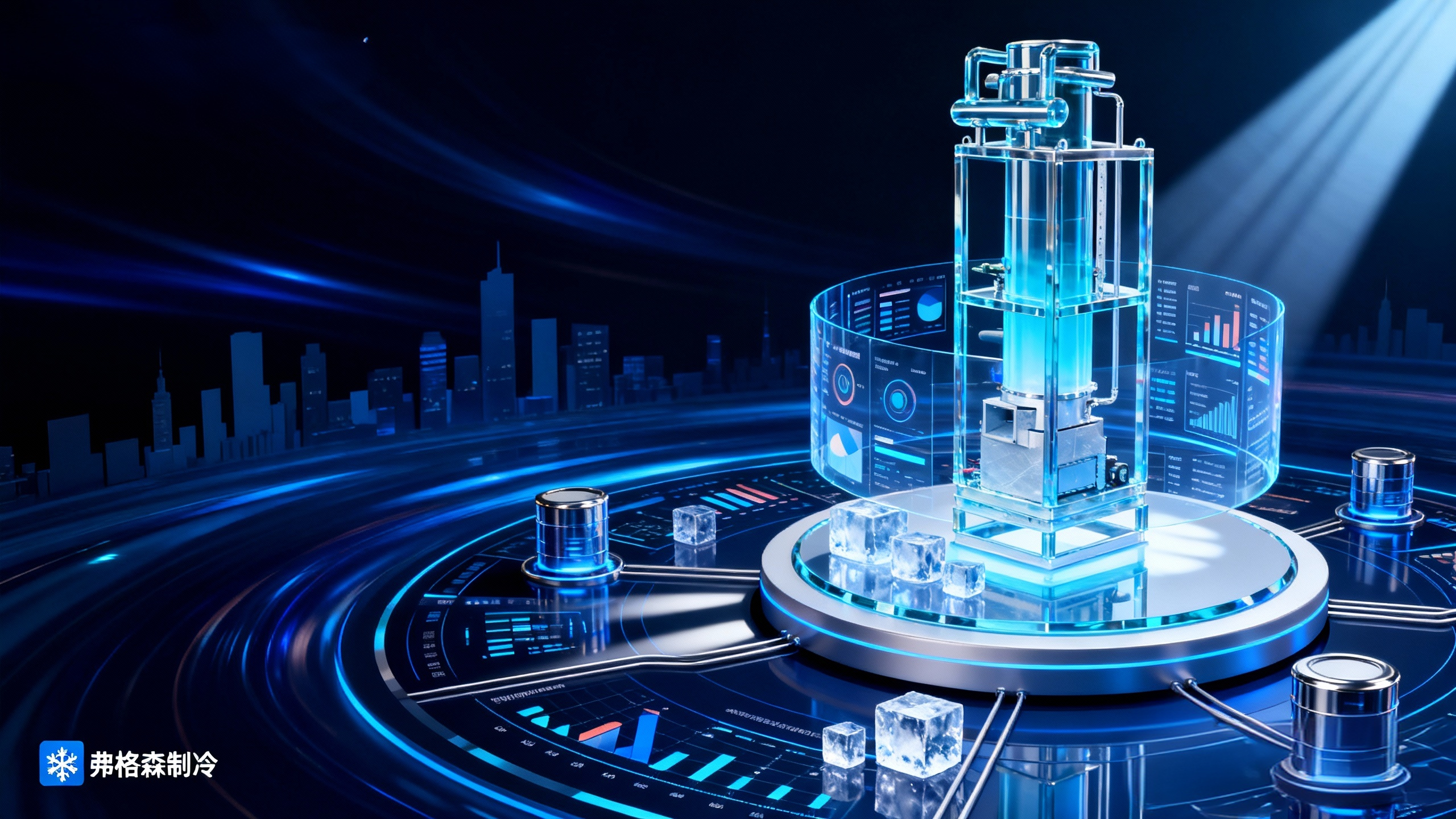 Industrial tube ice machine with stainless steel evaporator for continuous ice production